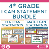 I Can Statements Bundle 4th Grade