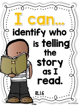I Can Statements -- Learning Targets for First Grade ELA by Karen Jones