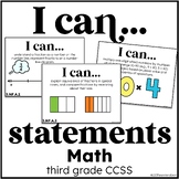 I Can Statements Math CCSS Third Grade
