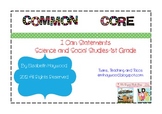 I Can Statements-Science and Social Studies-1st Grade