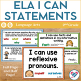 I Can Statements 2nd Grade ELA