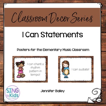 Preview of I Can Statements for the MLT Inspired Classroom: Wood