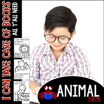 Preview of Book Care Animal theme