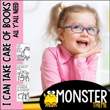 Preview of Book Care Monster theme