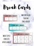 Behavior Management: Break Cards for Students who Require 