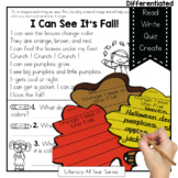 I Can Tell That It Is Fall- Literacy & Art