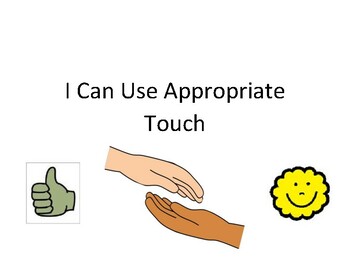 Preview of I Can Use Appropriate Touch (Social Story)