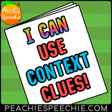 I Can Use Context Clues!  With Tier 2 Vocabulary!