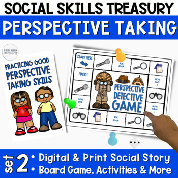 Preview of I Can Use My Perspective Taking Social Skills Game and Social Story Set 2