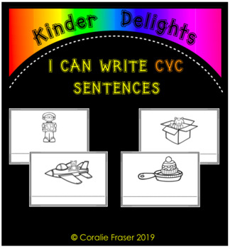 Preview of I Can Write CVC Sentences