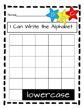 lowercase writing worksheet teaching resources tpt