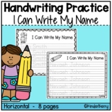 I Can Write My Name Handwriting Horizontal Lines | Editable