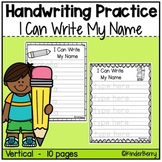 I Can Write My Name Primer Handwriting Practice | Editable  