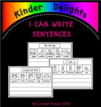 Preview of I Can Write Sentences