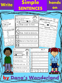 Handwriting Practice for Kindergarten: Trace and Write Sim