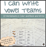 I Can Write Vowel Teams