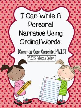 Preview of I Can Write a Personal Narrative- A Writing Unit For Little Learners