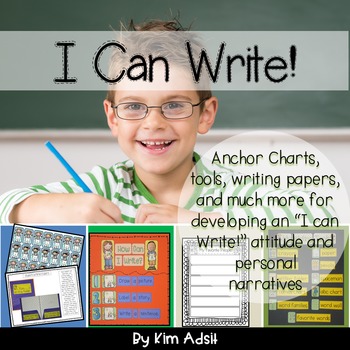Preview of Writer's Workshop: Units 1-3 I Can Write by Kim Adsit aligned with Common Core