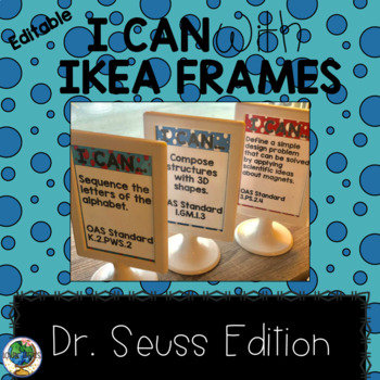 Preview of I Can with IKEA Frames- Dr. Seuss