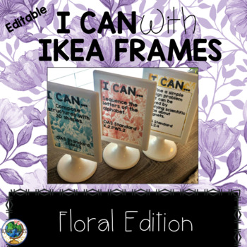 Preview of I Can with IKEA Frames- Floral