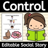 I Cannot Control Everything Social Story for Not Getting M