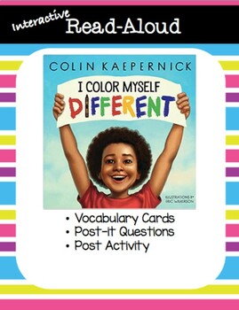Preview of I Color Myself Different By Colin Kaepernick Interactive Read Aloud