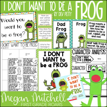 Preview of I Don't Want To Be a Frog Book Companion