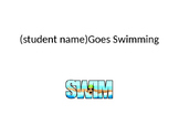 Core Vocabulary, I Go Swimming