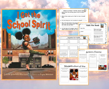 Preview of I Got the School Spirit - Book Companion - 2nd or 3rd Grade - Writing, and Comp