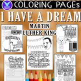 I HAVE A DREAM Martin Luther King Day Coloring Activities 