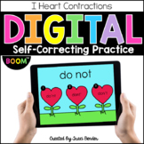 I HEART CONTRACTIONS {Digital BOOM Cards}