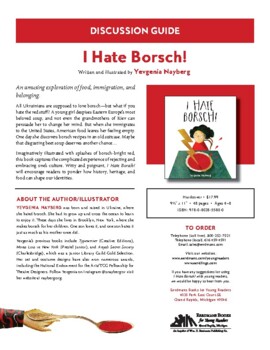 Preview of I Hate Borsch! (Yevgenia Nayberg) Discussion Guide