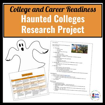 Preview of l Haunted Colleges Research Project for the avid learner l College and Career