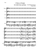 I Have A Dream - Full Choir Arrangement For SABT Voices