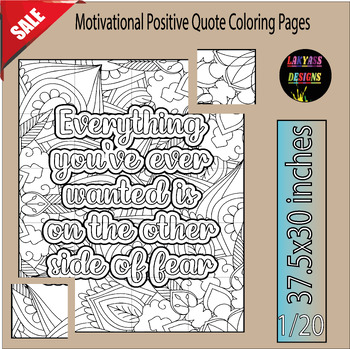 I Have A Dream-Motivational Positive Quote Collaborative coloring Poster