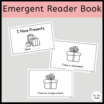 Preview of I Have Presents Emergent Reader Book - Christmas