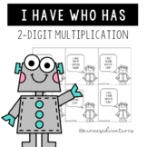 Math Activity | I Have...Who Has | 2-Digit Multiplication 