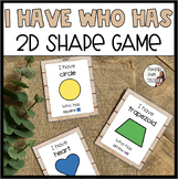 I Have Who Has | 2D Shapes Game | Math Activity