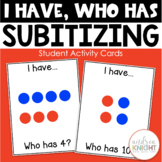 Subitizing Cards to 12 - Trading Card Math Games for Kinde