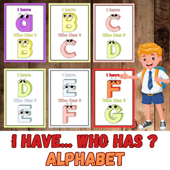 I Have... Who Has? Alphabet Flashcards Game. by TEACHLINK | TPT