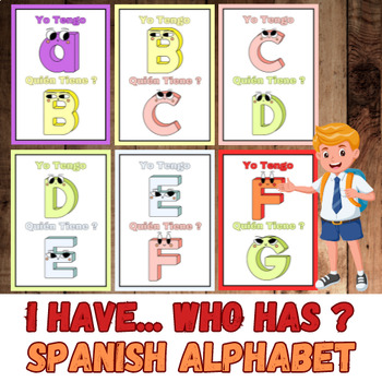 Spanish 1 Para Empezar Alphabet Brillo Game