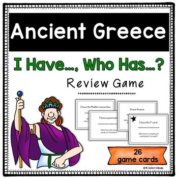 Preview of Ancient Greece Review Game I Have, Who Has