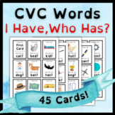 I Have, Who Has CVC Words | Cooperative Review Game