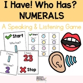 I Have, Who Has? Card Game - Numerals