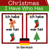 I Have Who Has Christmas in German - Christmas Activities