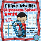 ESL Games (I Have, Who Has School Words Game for Speaking)