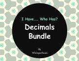 Decimals Bundle - I Have, Who Has Game