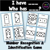 I Have, Who Has - Dominoes Numbers 1-20 Identification Card Game