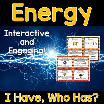 Preview of Energy Activity - I Have, Who Has?