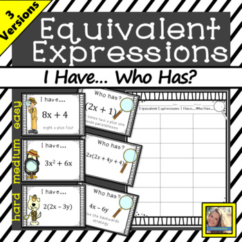 Preview of Equivalent Expressions Game